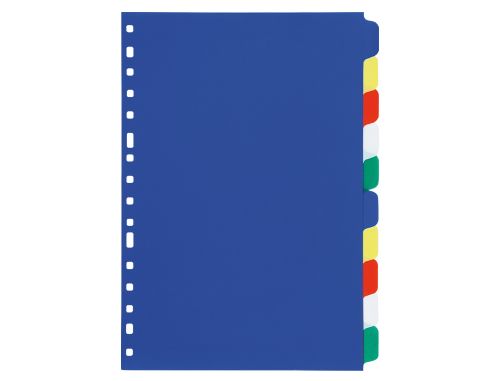 Separador liderpapel de plastico folio natural 10 separadores , Liderpapel , 16976 , 8423473169760